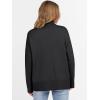 image:imageANRABESS Womens Turtleneck Sweaters Oversized Chunky Long Sleeve Knit High Low Hem Pullover Top 2026 Fall Winter FashionBlack
