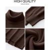 image:imageANRABESS Womens Turtleneck Sweaters Oversized Chunky Long Sleeve Knit High Low Hem Pullover Top 2026 Fall Winter FashionChocola