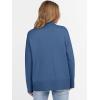 image:imageANRABESS Womens Turtleneck Sweaters Oversized Chunky Long Sleeve Knit High Low Hem Pullover Top 2026 Fall Winter FashionDusty Blue