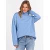 image:imageANRABESS Womens Turtleneck Sweaters Oversized Chunky Long Sleeve Knit High Low Hem Pullover Top 2026 Fall Winter FashionSky