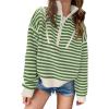 Striped Apricot Green