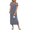 Blue White Stripe