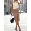 image:imageANRABESS Mock Neck Tank Tops Sweaters Wool Blend Sleeveless Soft Fitted Business Casual Sweater Shirts 2026 Summer ClothesCream White