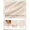 image:imageANRABESS Short Sleeve Sweaters for Women Wool Blend V Neck Sweater Shirts Business Casual Work Tops 2026 Summer OutfitsParchment