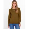 image:imageANRABESS Sweater for Women Long Sleeve Crewneck 2026 Spring Winter Soft Loose Fit Basic Knit Pullover Sweaters Top OutfitsCaramel
