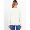 image:imageANRABESS Sweater for Women Long Sleeve Crewneck 2026 Spring Winter Soft Loose Fit Basic Knit Pullover Sweaters Top OutfitsWhite