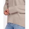image:imageANRABESS Sweaters for Women 2025 Fall Long Sleeve Casual Loose Fit Knitted High Low Hem Basic Pullover Sweater Tops Khaki Large