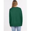 image:imageANRABESS Sweaters for Women 2025 Fall Long Sleeve Casual Loose Fit Knitted High Low Hem Basic Pullover Sweater TopsForest Green