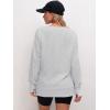 image:imageANRABESS Sweatshirts for Women 2025 Fall Long Sleeve Shirts Oversized Crewneck Lightweight Side Split Casual Pullover TopsLight Grey