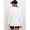 image:imageANRABESS Sweatshirts for Women 2025 Fall Long Sleeve Shirts Oversized Crewneck Lightweight Side Split Casual Pullover TopsWhite