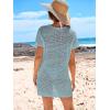 image:imageANRABESS Swimsuit Cover Up for Women 2026 Crochet Bathing Suit Swimwear Mesh Knit Beach Dress Summer Vacation ClothesSky