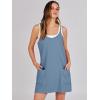 image:imageANRABESS Women Athletic Dress Summer Tennis Workout Active Sports Mini Romper Dress Built in Shorts Travel Vacation ClothesBlue