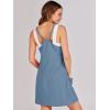 image:imageANRABESS Women Athletic Dress Summer Tennis Workout Active Sports Mini Romper Dress Built in Shorts Travel Vacation ClothesBlue