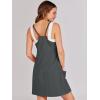 image:imageANRABESS Women Athletic Dress Summer Tennis Workout Active Sports Mini Romper Dress Built in Shorts Travel Vacation ClothesDeep Gray