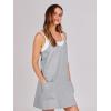image:imageANRABESS Women Athletic Dress Summer Tennis Workout Active Sports Mini Romper Dress Built in Shorts Travel Vacation ClothesHeather Gray