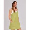 image:imageANRABESS Women Athletic Dress Summer Tennis Workout Active Sports Mini Romper Dress Built in Shorts Travel Vacation ClothesLight Green