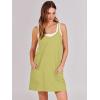 image:imageANRABESS Women Athletic Dress Summer Tennis Workout Active Sports Mini Romper Dress Built in Shorts Travel Vacation ClothesLight Green