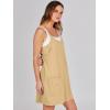 image:imageANRABESS Women Athletic Dress Summer Tennis Workout Active Sports Mini Romper Dress Built in Shorts Travel Vacation ClothesLight Yellow