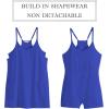 image:imageANRABESS Women Athletic Dress Summer Tennis Workout Active Sports Mini Romper Dress Built in Shorts Travel Vacation ClothesRoyal Blue