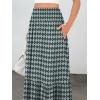image:imageANRABESS Women Boho Floral Maxi Skirts High Waisted Tiered Skirt Flowy Beach Skirts with Pockets for Vacation amp Summer WearFloral Dark Green