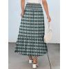 image:imageANRABESS Women Boho Floral Maxi Skirts High Waisted Tiered Skirt Flowy Beach Skirts with Pockets for Vacation amp Summer WearFloral Dark Green
