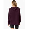 image:imageANRABESS Women Hoodies Long Sleeve Loose Fit Fleece Hooded Sweatshirts Drawstring Pullover Top With Pockets 2025 Fall OutfitsPurple