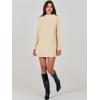 image:imageANRABESS Women Oversized Casual Loose Turtleneck Long Sleeve Slouchy Baggy Knit Tunic Sweaters Pullover 2025 Fall OutfitsApricot