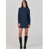 image:imageANRABESS Women Oversized Casual Loose Turtleneck Long Sleeve Slouchy Baggy Knit Tunic Sweaters Pullover 2025 Fall OutfitsDark Blue