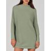 image:imageANRABESS Women Oversized Casual Loose Turtleneck Long Sleeve Slouchy Baggy Knit Tunic Sweaters Pullover 2025 Fall OutfitsGrass