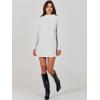 image:imageANRABESS Women Oversized Casual Loose Turtleneck Long Sleeve Slouchy Baggy Knit Tunic Sweaters Pullover 2025 Fall OutfitsGrey