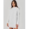 image:imageANRABESS Women Oversized Casual Loose Turtleneck Long Sleeve Slouchy Baggy Knit Tunic Sweaters Pullover 2025 Fall OutfitsGrey