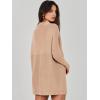 image:imageANRABESS Women Oversized Casual Loose Turtleneck Long Sleeve Slouchy Baggy Knit Tunic Sweaters Pullover 2025 Fall OutfitsKhaki