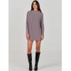 image:imageANRABESS Women Oversized Casual Loose Turtleneck Long Sleeve Slouchy Baggy Knit Tunic Sweaters Pullover 2025 Fall OutfitsPurple