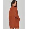 image:imageANRABESS Women Oversized Casual Loose Turtleneck Long Sleeve Slouchy Baggy Knit Tunic Sweaters Pullover 2025 Fall OutfitsRust