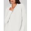 image:imageANRABESS Women Oversized Casual Loose Turtleneck Long Sleeve Slouchy Baggy Knit Tunic Sweaters Pullover 2025 Fall OutfitsWhite