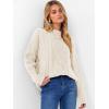 image:imageANRABESS Women Oversized Chunky Cable Knitted Vintage Sweater 2025 Fall Winter OutfitsBeige