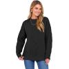 image:imageANRABESS Women Oversized Chunky Cable Knitted Vintage Sweater 2025 Fall Winter OutfitsBlack