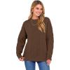 image:imageANRABESS Women Oversized Chunky Cable Knitted Vintage Sweater 2025 Fall Winter OutfitsBrown