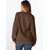 image:imageANRABESS Women Oversized Chunky Cable Knitted Vintage Sweater 2025 Fall Winter OutfitsBrown