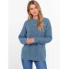 image:imageANRABESS Women Oversized Chunky Cable Knitted Vintage Sweater 2025 Fall Winter OutfitsGrey Blue