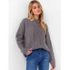 image:imageANRABESS Women Oversized Chunky Cable Knitted Vintage Sweater 2025 Fall Winter OutfitsNutmeg
