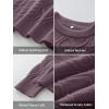 image:imageANRABESS Women Oversized Chunky Cable Knitted Vintage Sweater 2025 Fall Winter OutfitsPurple