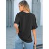 image:imageANRABESS Women Oversized T Shirts Short Sleeve Summer Casual Loose Top Basic Tee with PocketBlack