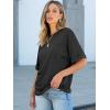 image:imageANRABESS Women Oversized T Shirts Short Sleeve Summer Casual Loose Top Basic Tee with PocketBlack