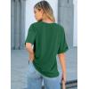 image:imageANRABESS Women Oversized T Shirts Short Sleeve Summer Casual Loose Top Basic Tee with PocketGreen