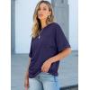 image:imageANRABESS Women Oversized T Shirts Short Sleeve Summer Casual Loose Top Basic Tee with PocketNavy Blue