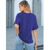 image:imageANRABESS Women Oversized T Shirts Short Sleeve Summer Casual Loose Top Basic Tee with PocketRoyal Blue