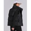 image:imageANRABESS Women Puffer Vest Sleeveless Zip Up Stand Collar Quilted Lightweight Jacket Winter Warm Puffer Padded Down OuterwearBlack