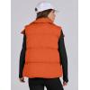 image:imageANRABESS Women Puffer Vest Sleeveless Zip Up Stand Collar Quilted Lightweight Jacket Winter Warm Puffer Padded Down OuterwearOrange