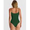 image:imageANRABESS Women Square Neck Spaghetti Straps Bodysuits Double Lined Sleeveless Backless Cami Body Suits Top 2026 TrendyDark Green